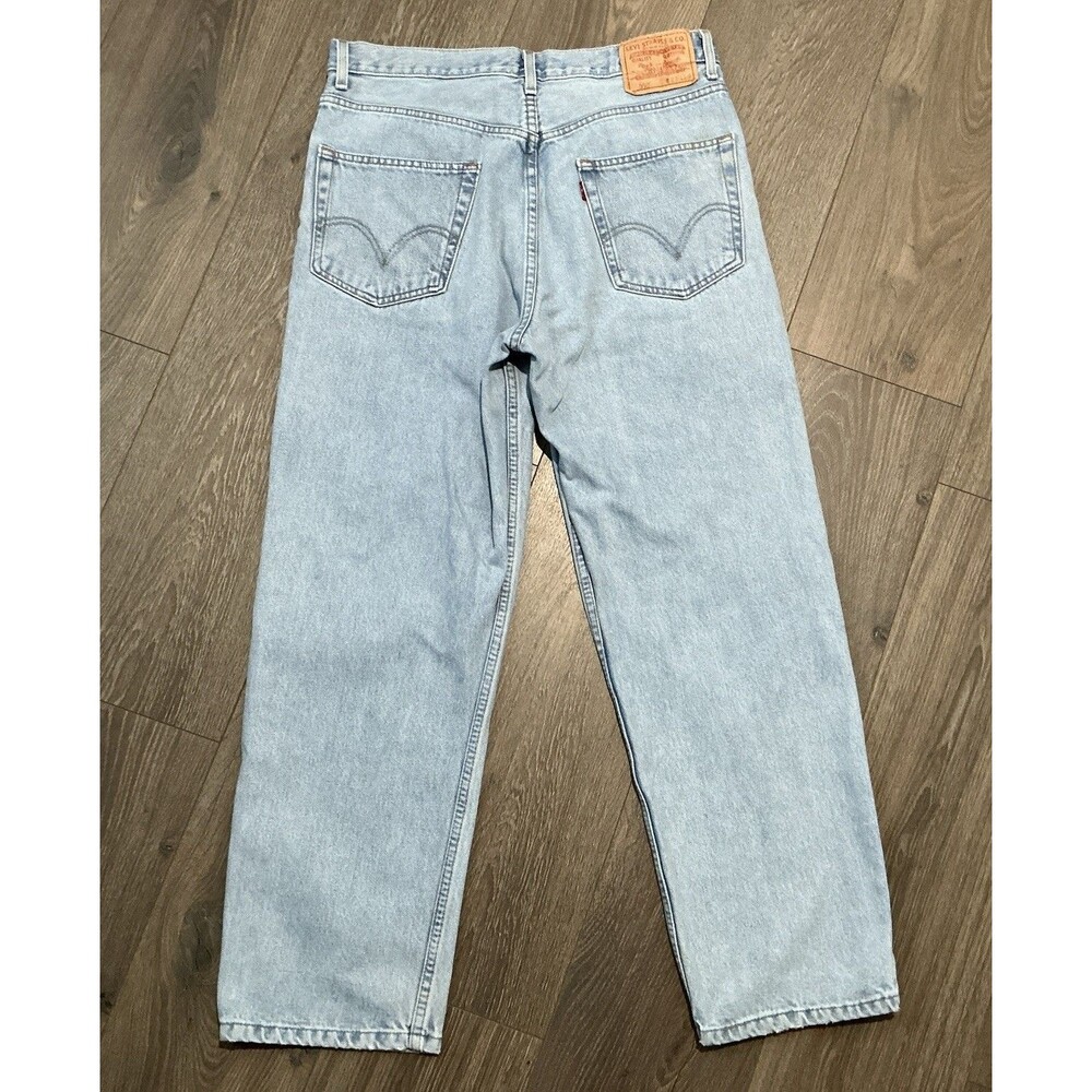 Levis 550 Jeans Mens 34x29 Blue Denim Stonewash Relaxed Fit Y2K